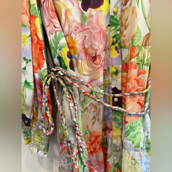 Alice + Olivia Antonette Floral Mini Dress, Size 4 - Picture 7 of 13